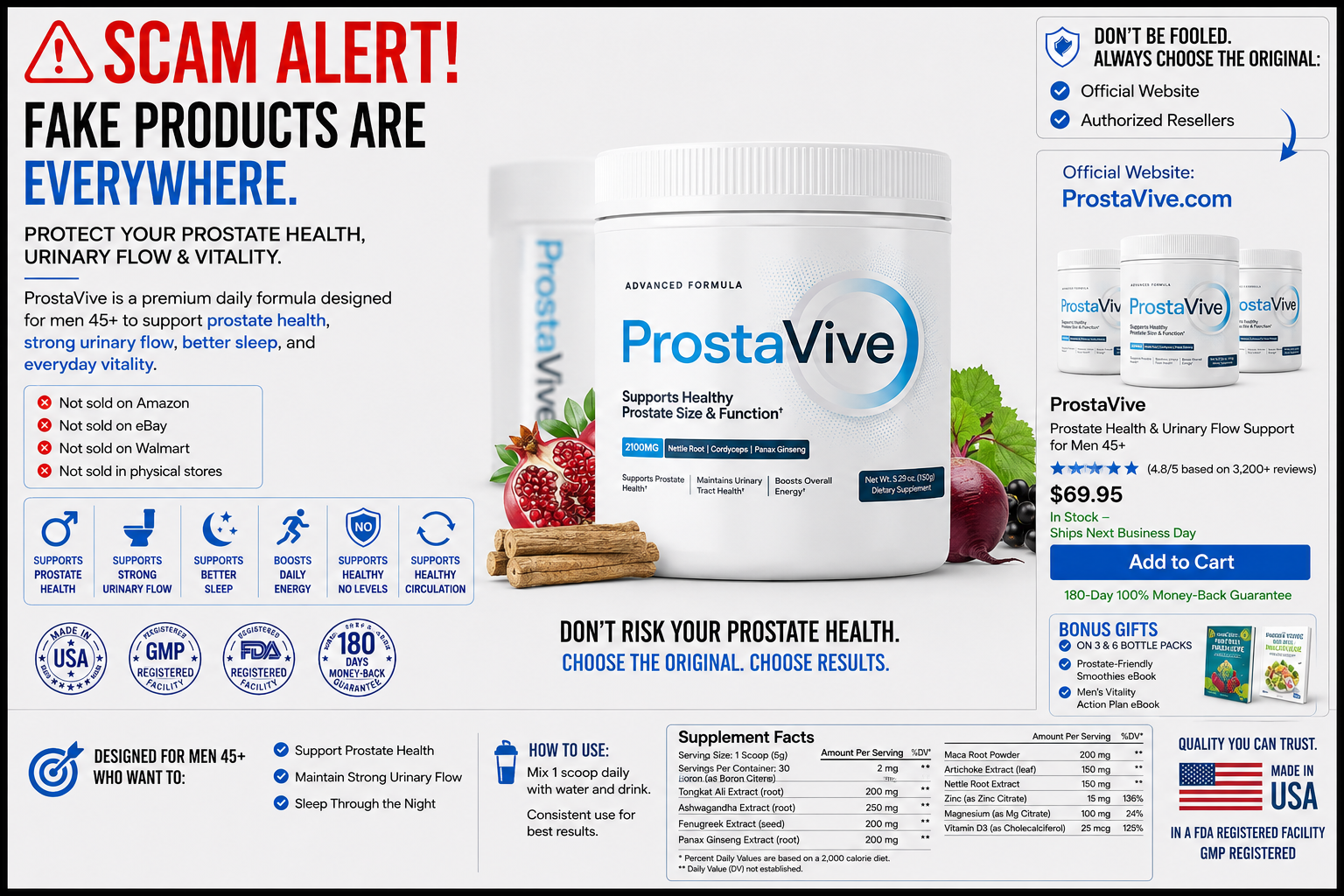 ProstaVive scam alert warning
